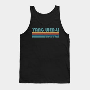 Proud Limited Edition Wen-li Name Personalized Retro Style Tank Top